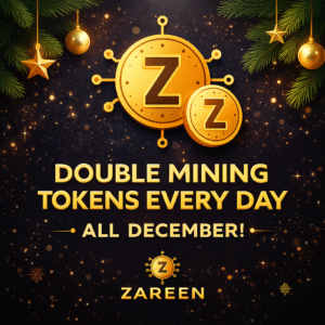 Zareen Christmas Event 2025: Double Mining Tokens All December | Earn 2× Faster with Zareen Mining App